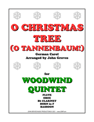 Book cover for O Christmas Tree (O Tannenbaum!) - Woodwind Quintet
