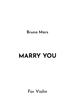 Book cover for Marry You