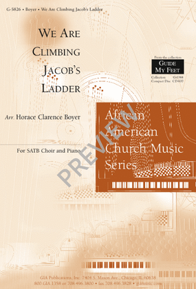 Book cover for We Are Climbing Jacob's Ladder