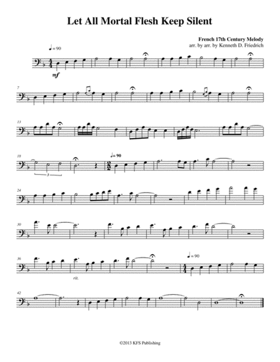 52 Selected Hymns for the Solo Performer - cello