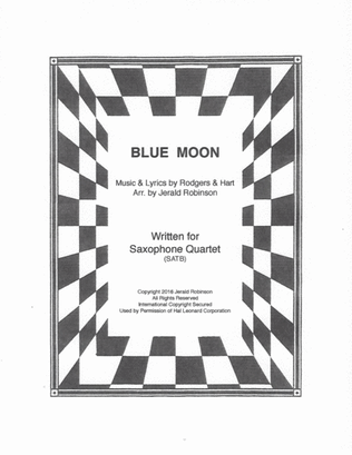 Book cover for Blue Moon