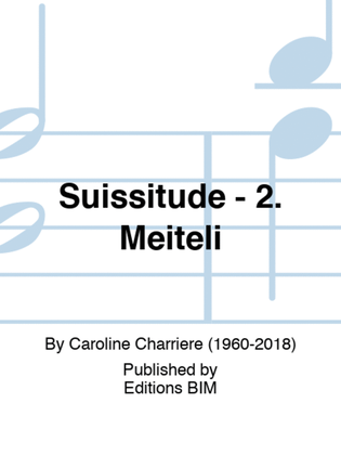 Book cover for Suissitude - 2. Meiteli