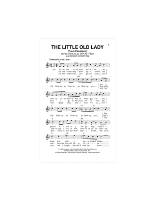 Book cover for The Little Old Lady (From Pasadena)