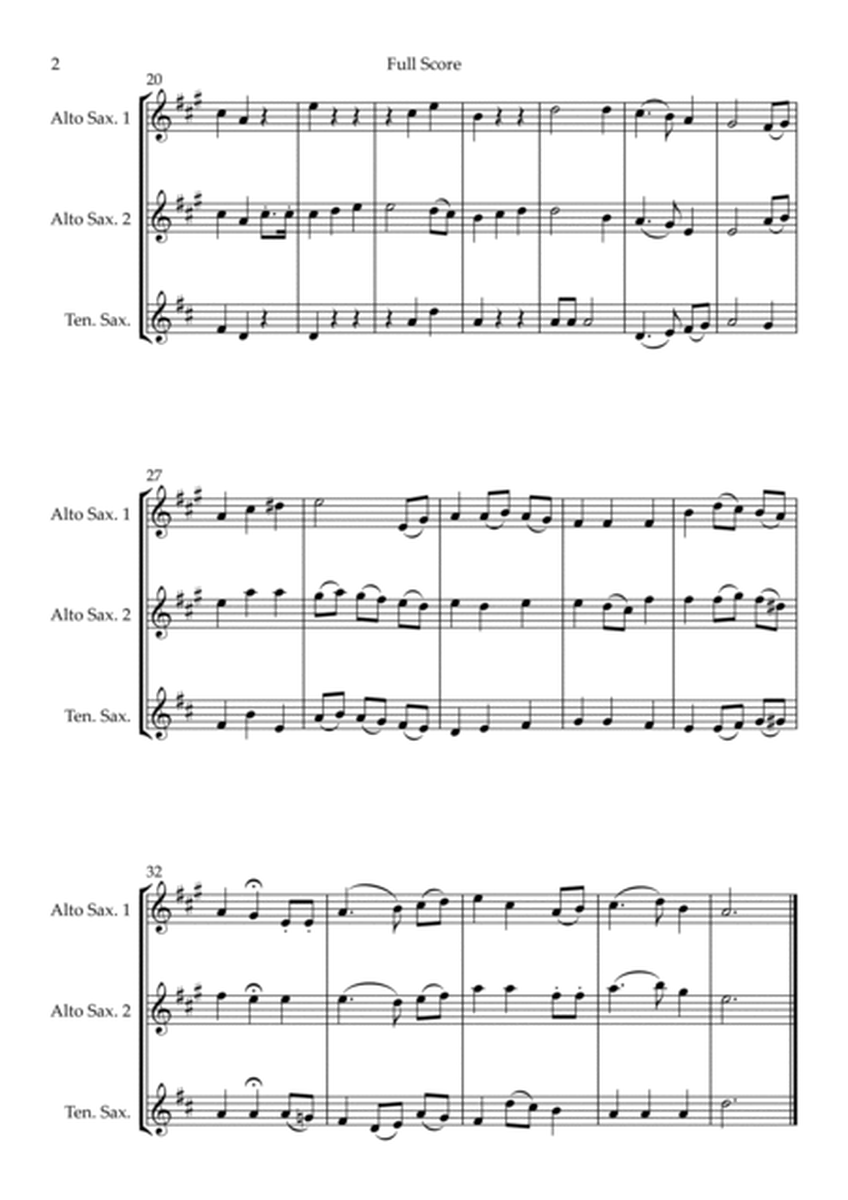 The Star Spangled Banner (USA National Anthem) for Saxophone Trio image number null