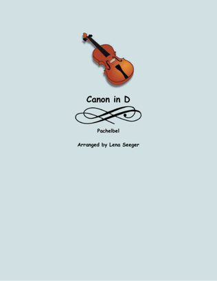 Book cover for Canon in D (unaccompanied viola)