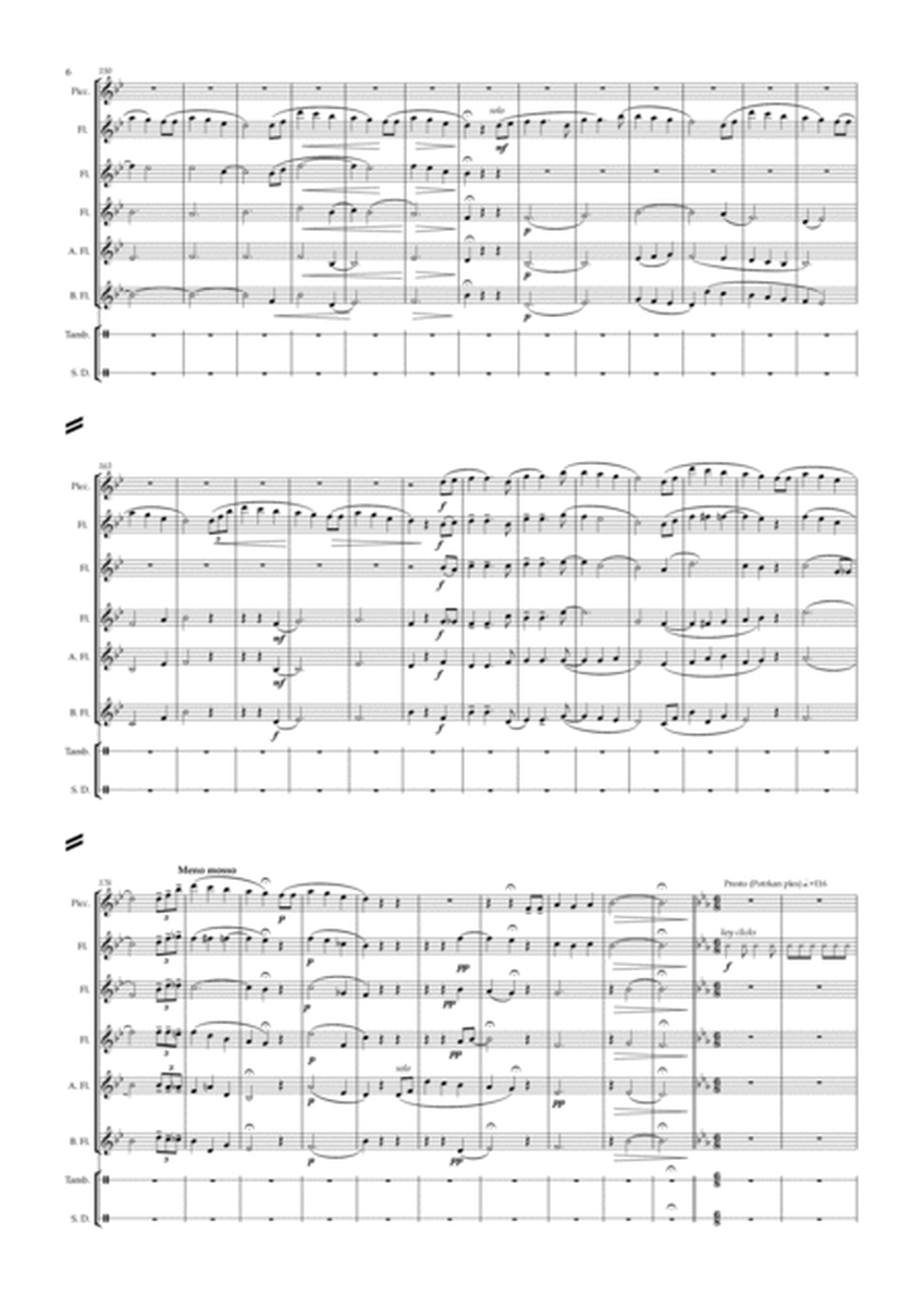 Slovenian Sonata for Flute Choir