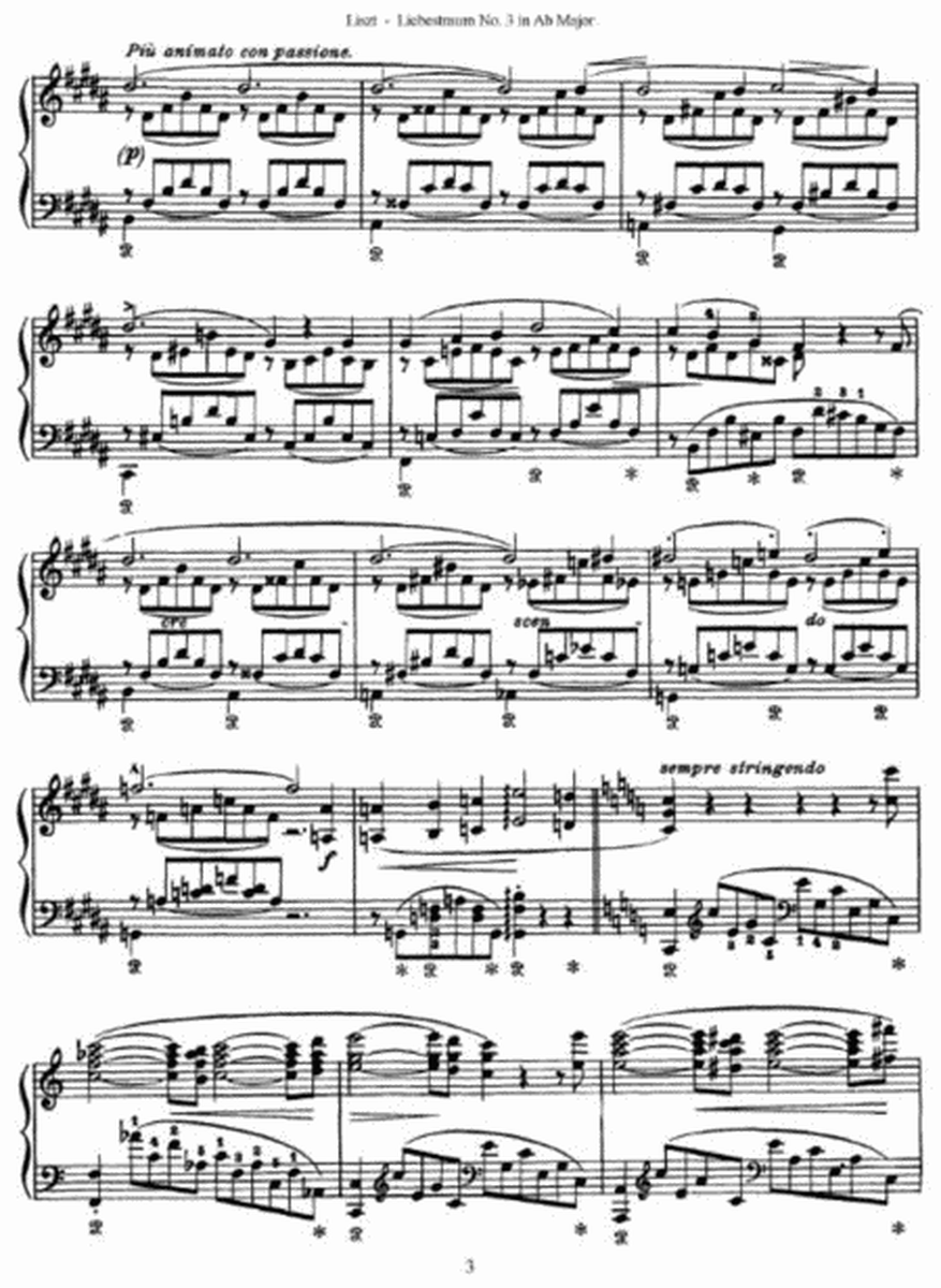 Franz Liszt - Liebestraum No. 3 in Ab Major