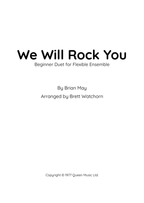 Book cover for We Will Rock You