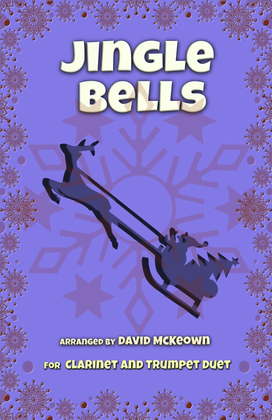 Book cover for Jingle Bells, Jazz Style, for Clarinet and Trumpet Duet