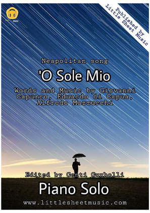 Book cover for 'O Sole Mio