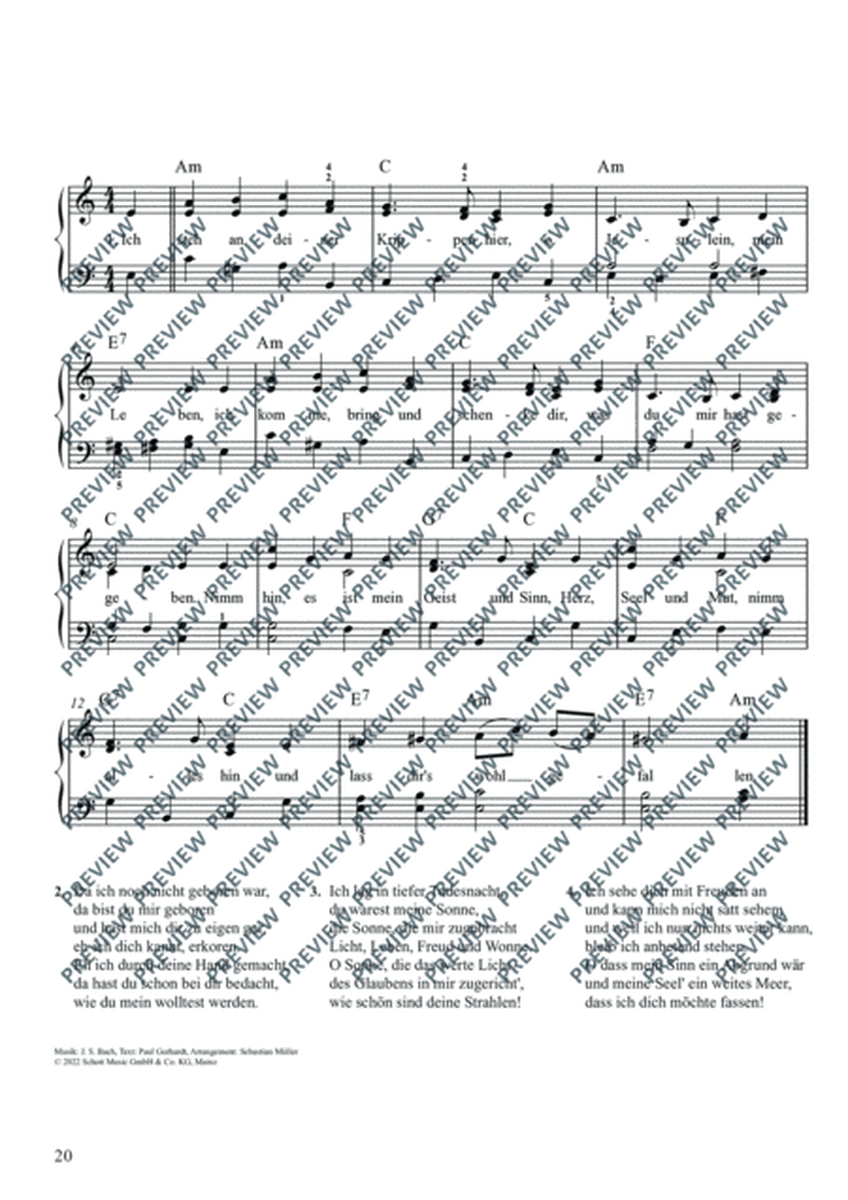 45 traditional Christmas carols for Piano