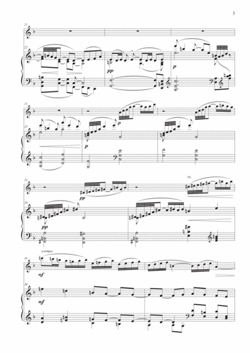 Prelude from "Suite Bergamasque" for Oboe and Piano image number null