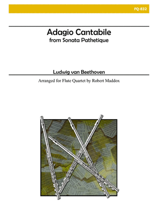 Adagio Cantabile from 'Sonata Pathetique' for Flute Quartet