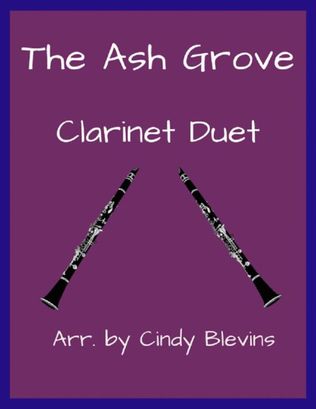 Book cover for The Ash Grove, Clarinet Duet