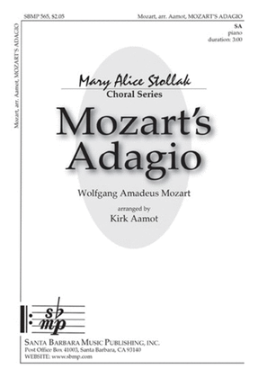 Book cover for Mozart's Adagio - SA Octavo