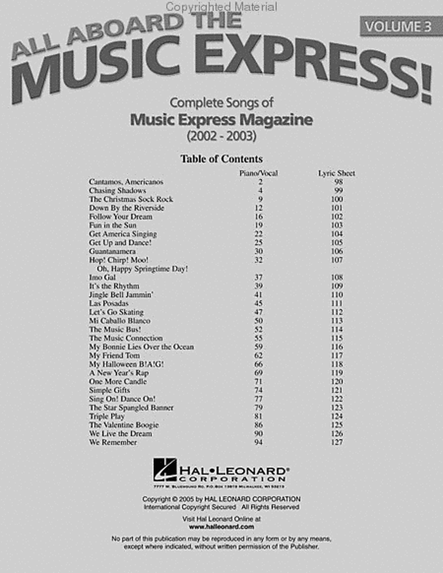 All Aboard the Music Express Vol. 3 image number null