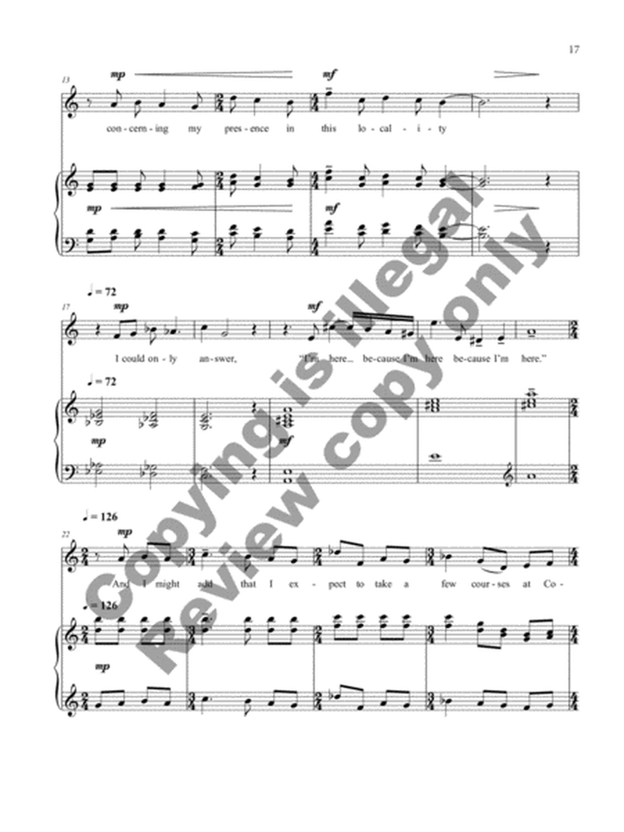 Letters from Edna by Juliana Hall Mezzo-Soprano Voice - Sheet Music