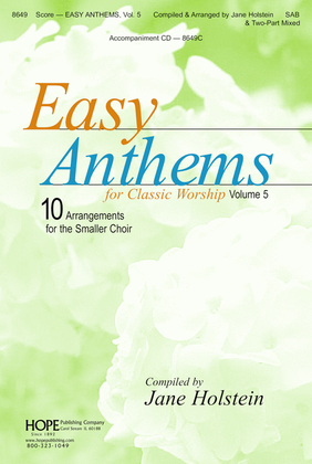 Book cover for Easy Anthems, Vol. 5