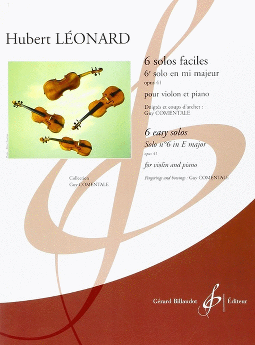 Leonard - Solo Op 41 No 6 Violin/Piano