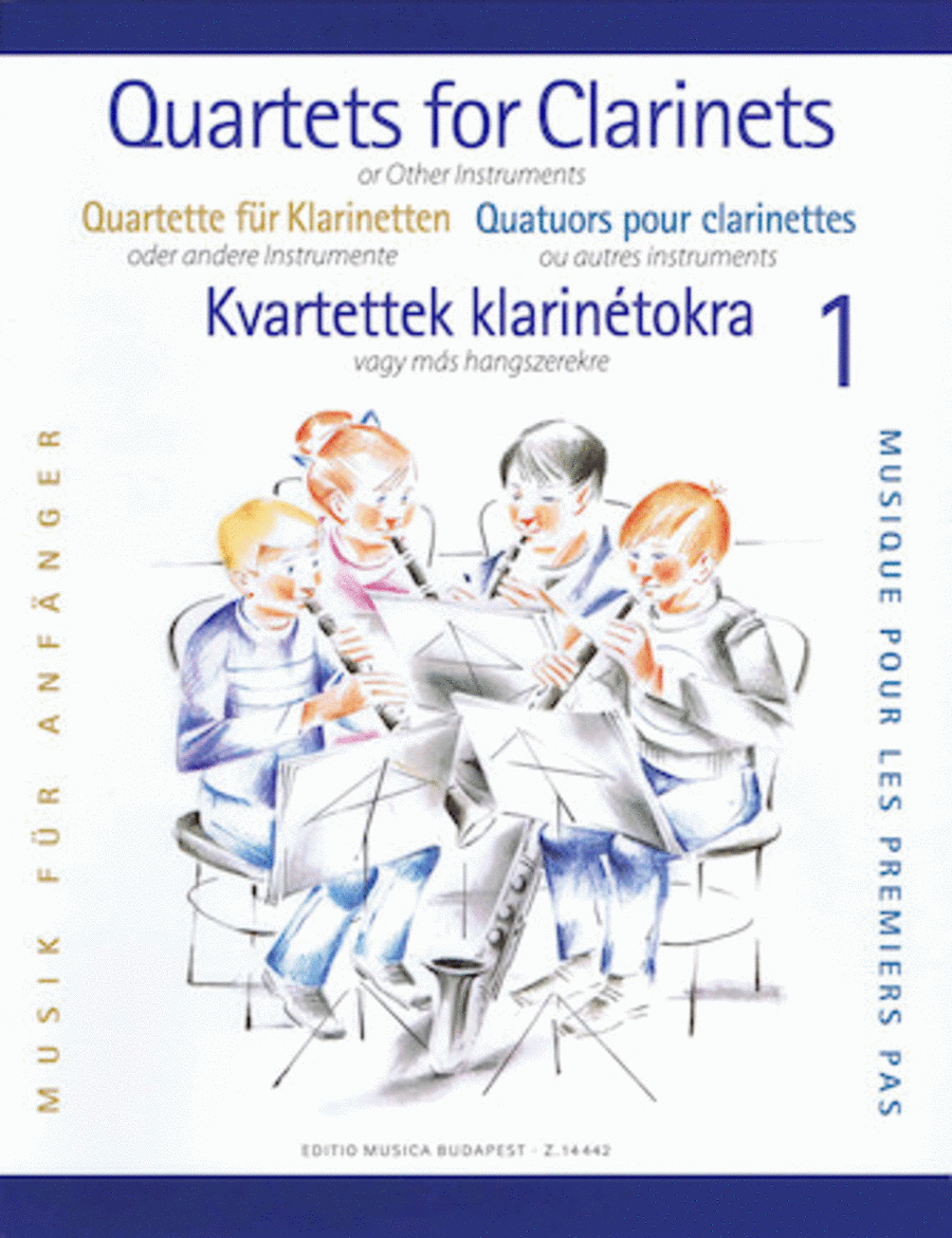 Clarinet Quartets For Beginners Volume 1