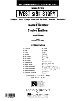 Book cover for Music from West Side Story (arr. Michael Sweeney) - Full Score