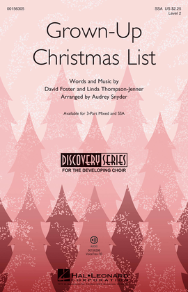 Book cover for Grown-Up Christmas List