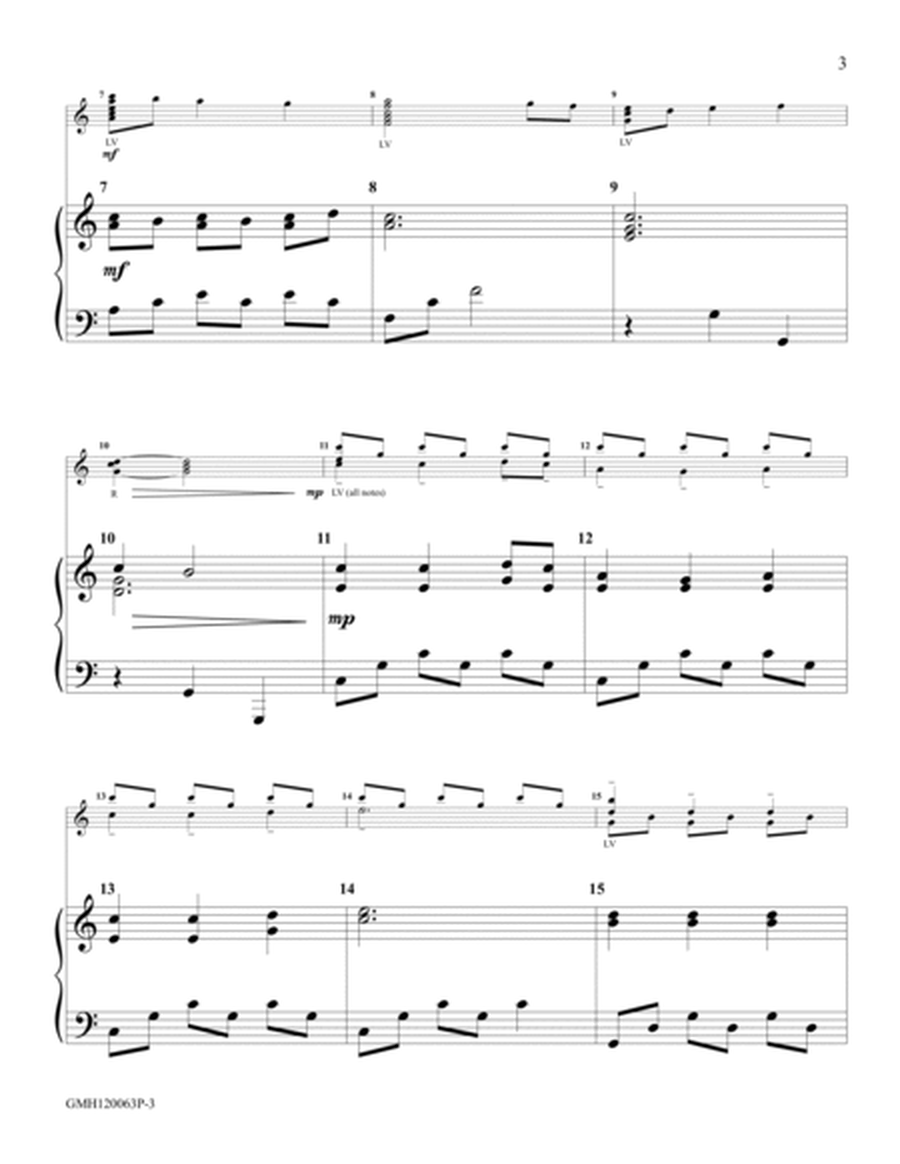 Be Thou My Vision – piano accompaniment to 12 bell version image number null