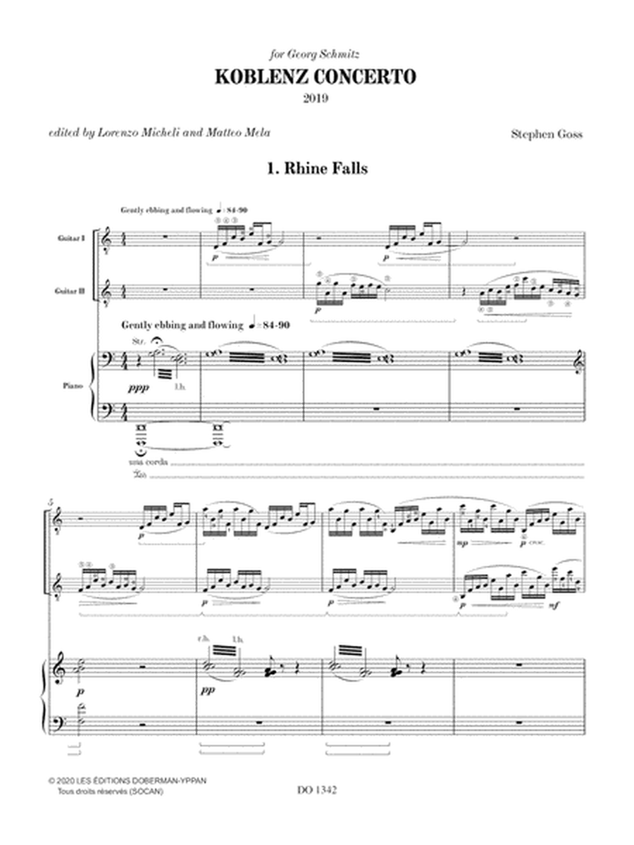 Koblenz Concerto (reduction de piano)