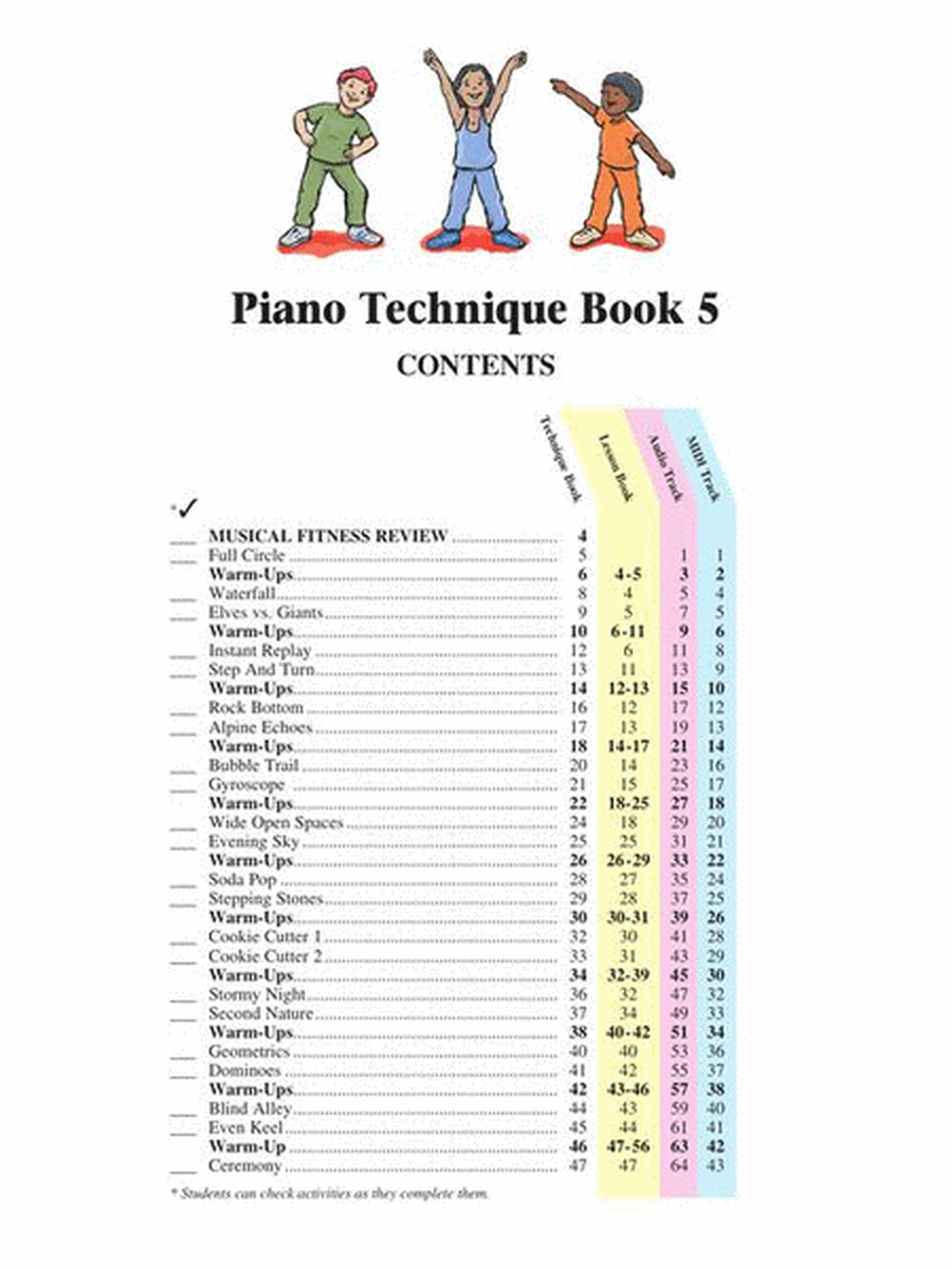 Piano Technique Book 5 - Book/Online Audio Pack