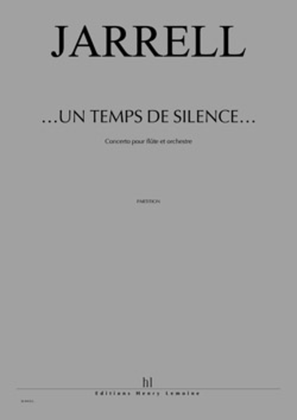 Book cover for Un Temps De Silence Concerto Pour Flute