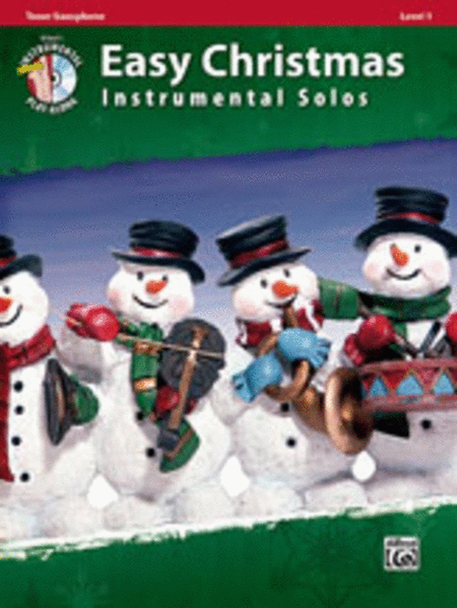 Easy Christmas Instrumental Solos Tenor Sax Book/C