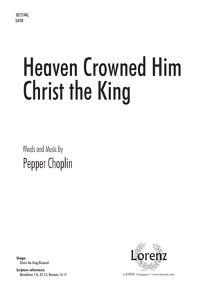 Book cover for Heaven Crowned Him Christ the King