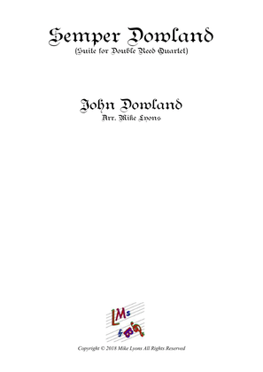 Book cover for Double Reed Quartet - Semper Dowland Suite (CA, 3 x Bssn)