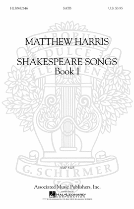 Book cover for Shakespeare Songs, Book I