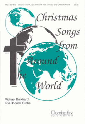Book cover for Christmas Songs from Around the World