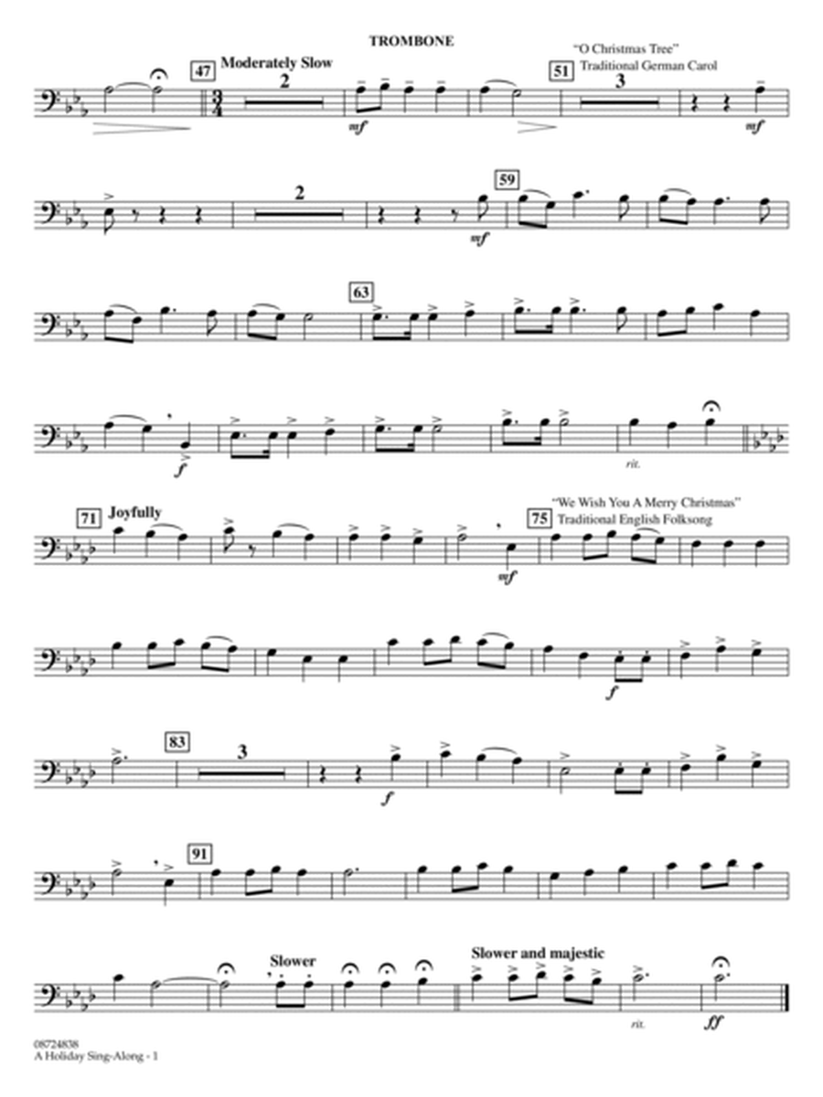 A Holiday Sing-Along - Trombone