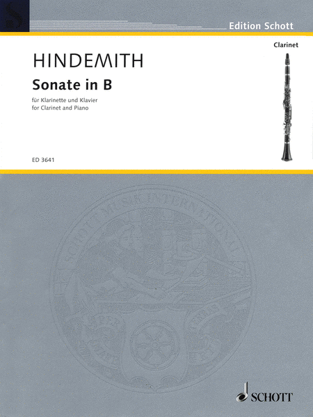 Paul Hindemith: Sonata fur Klarinette und Piano (Sonata for Clarinet and Piano)