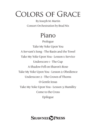 Book cover for Colors of Grace - Lessons for Lent (New Edition) (Consort) - Piano