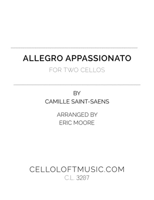 Book cover for Allegro Appassionato for Two Cellos