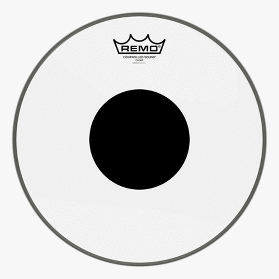 Controlled Sound Series Clear Black Dot Drumhead