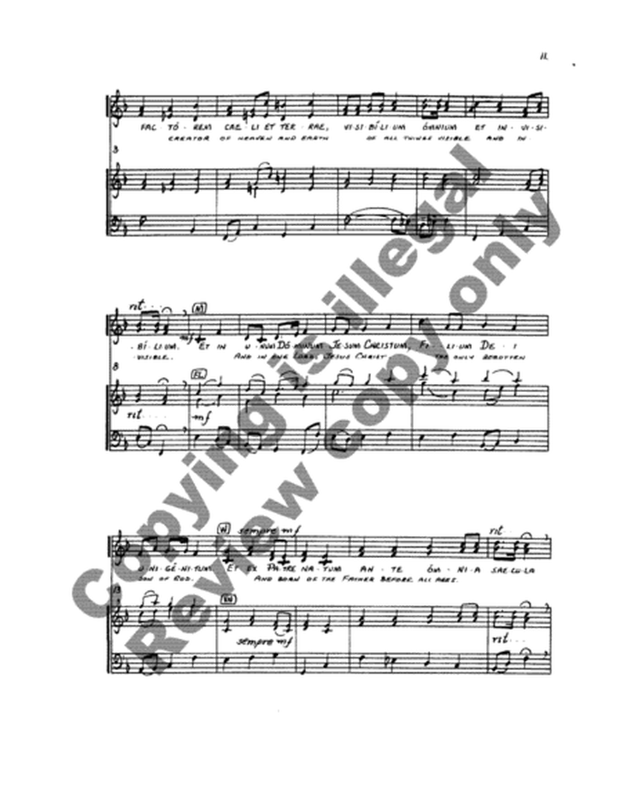 California Mission Music (Full/Choral Score) image number null