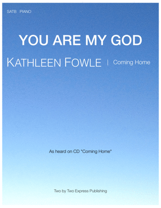 Book cover for You are My God