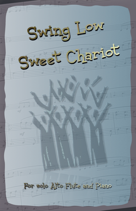 Book cover for Swing Low Sweet Chariot. Gospel Song for Alto Flute and Piano