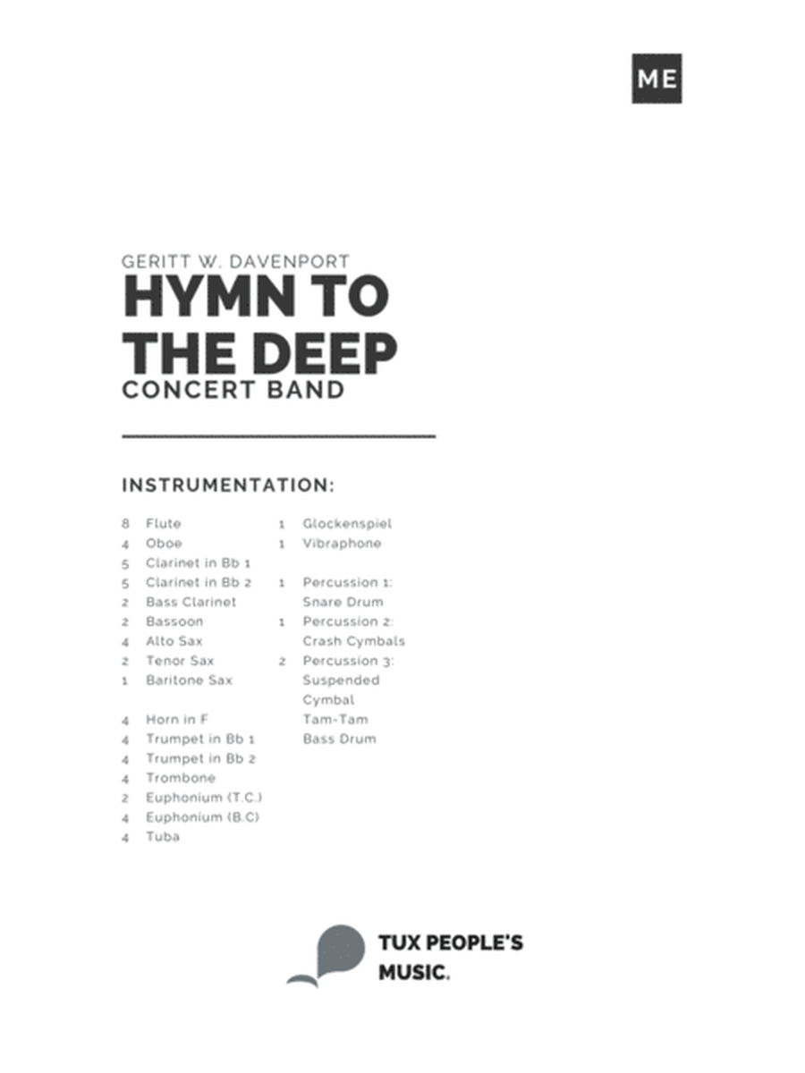 Hymn to the Deep