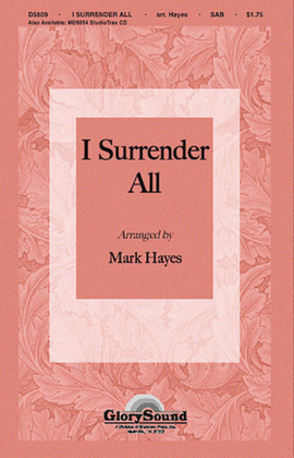 Book cover for I Surrender All