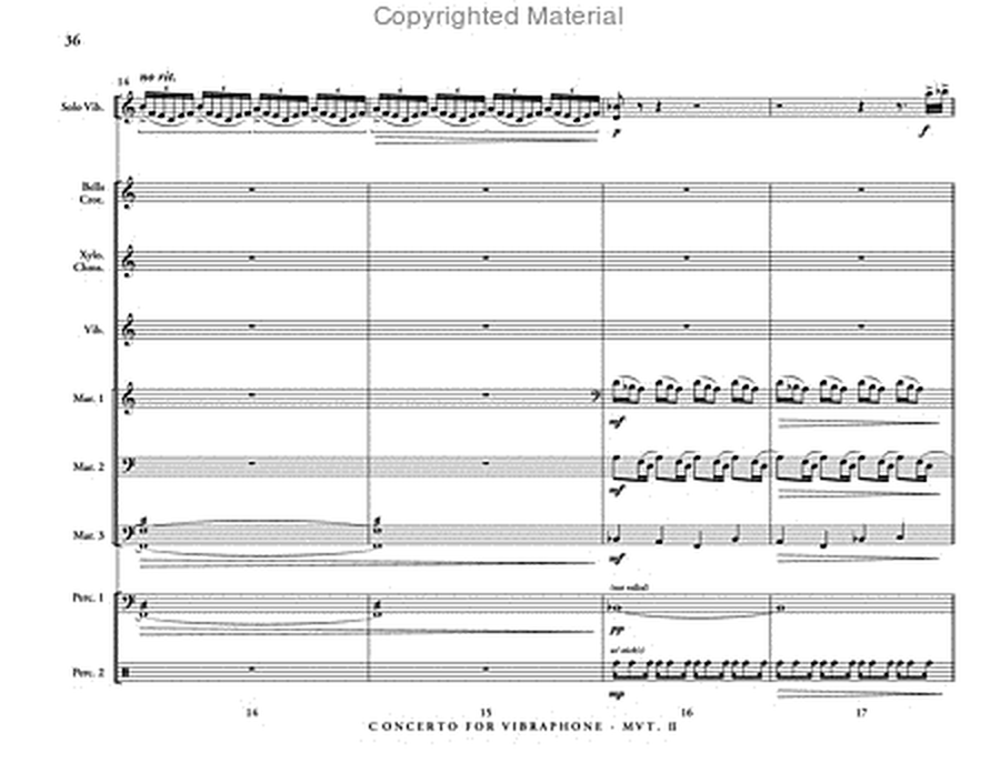 Concerto for Vibraphone & Percussion Ensemble image number null