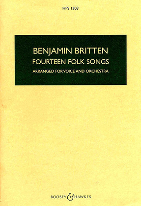 Book cover for Fourteen Folk Songs