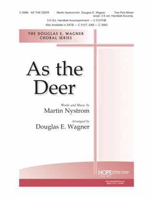 Book cover for As the Deer