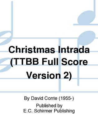 Christmas Intrada (TTBB Full Score Version 2)