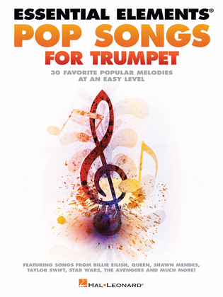 Book cover for Essential Elements Pop Songs for Trumpet
